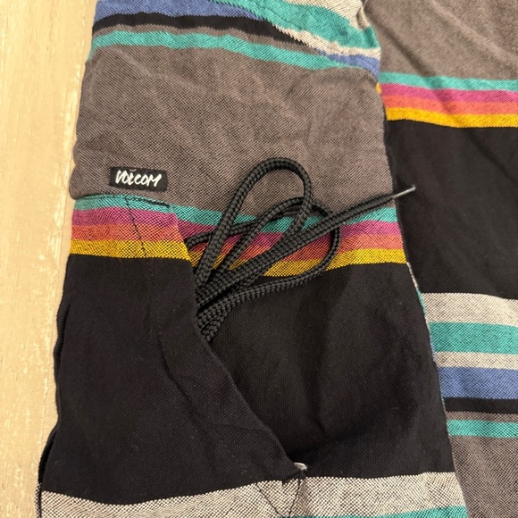 Volcom Enemy Lines Y2K Multicolor Striped Jacket Skater Surfer - Picture 11 of 11